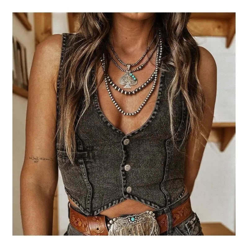 High Noon Denim Vest