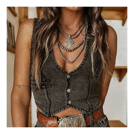 High Noon Denim Vest