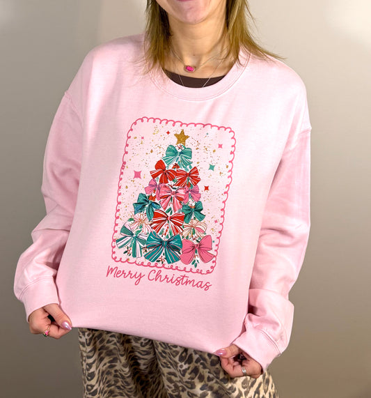 Bow Christmas Tree Sweatshirt